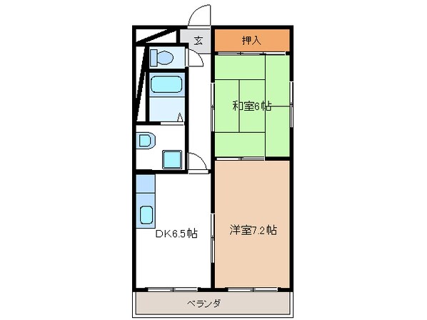 犬山駅 徒歩15分 1階の物件間取画像